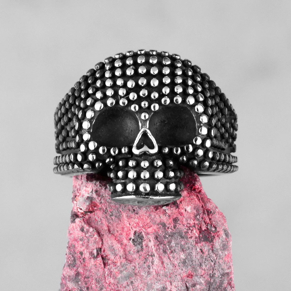 PENDRA Skull Spot Boyfriend Steel Ring