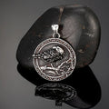 PENDRA Crow Rune Viking Necklace