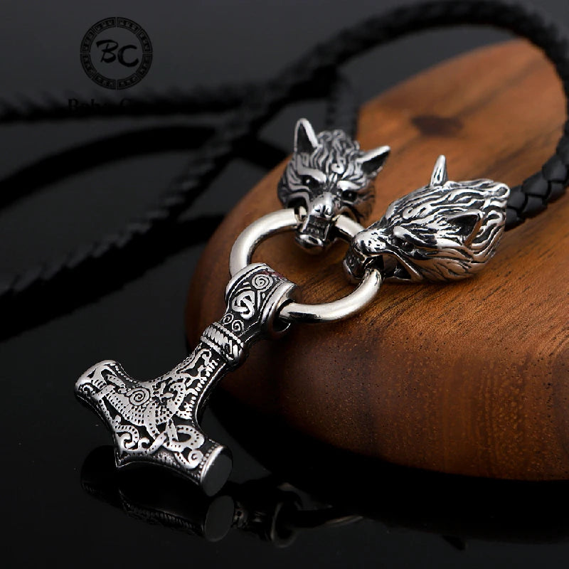 PENDRA Wolf Norse Viking Necklace