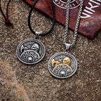 PENDRA Warrior Helmet Gold Necklace