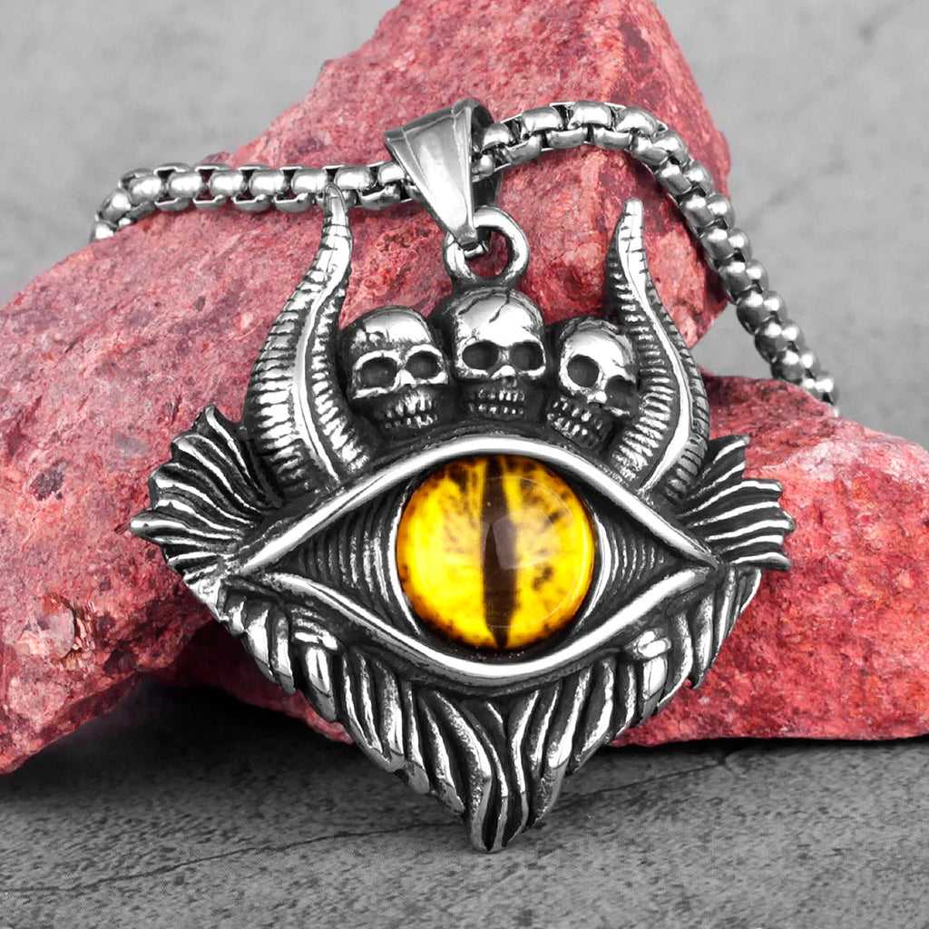 PENDRA Veymora Skull Motif Necklace