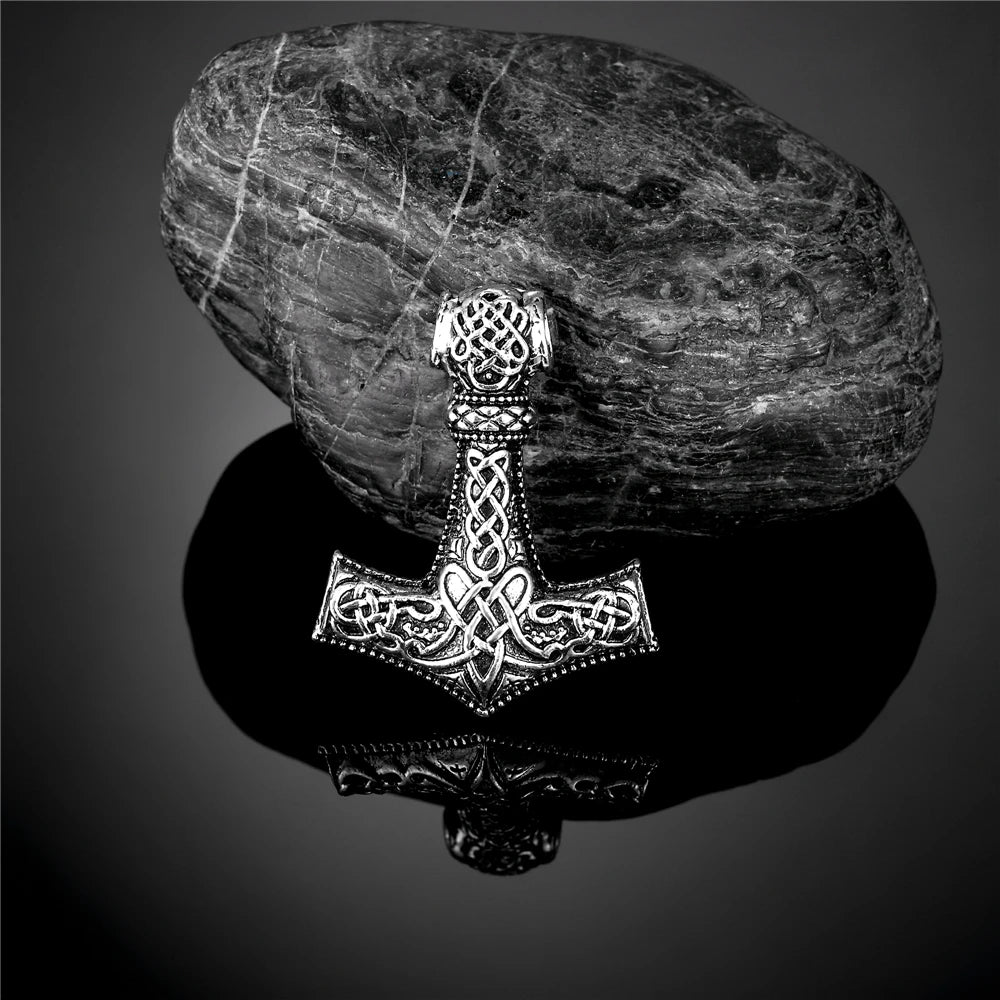 PENDRA Rune Norse Hammer Necklace