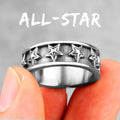 PENDRA Lovers Couple All Steel Ring