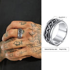 PENDRA Design Pattern Steel Ring
