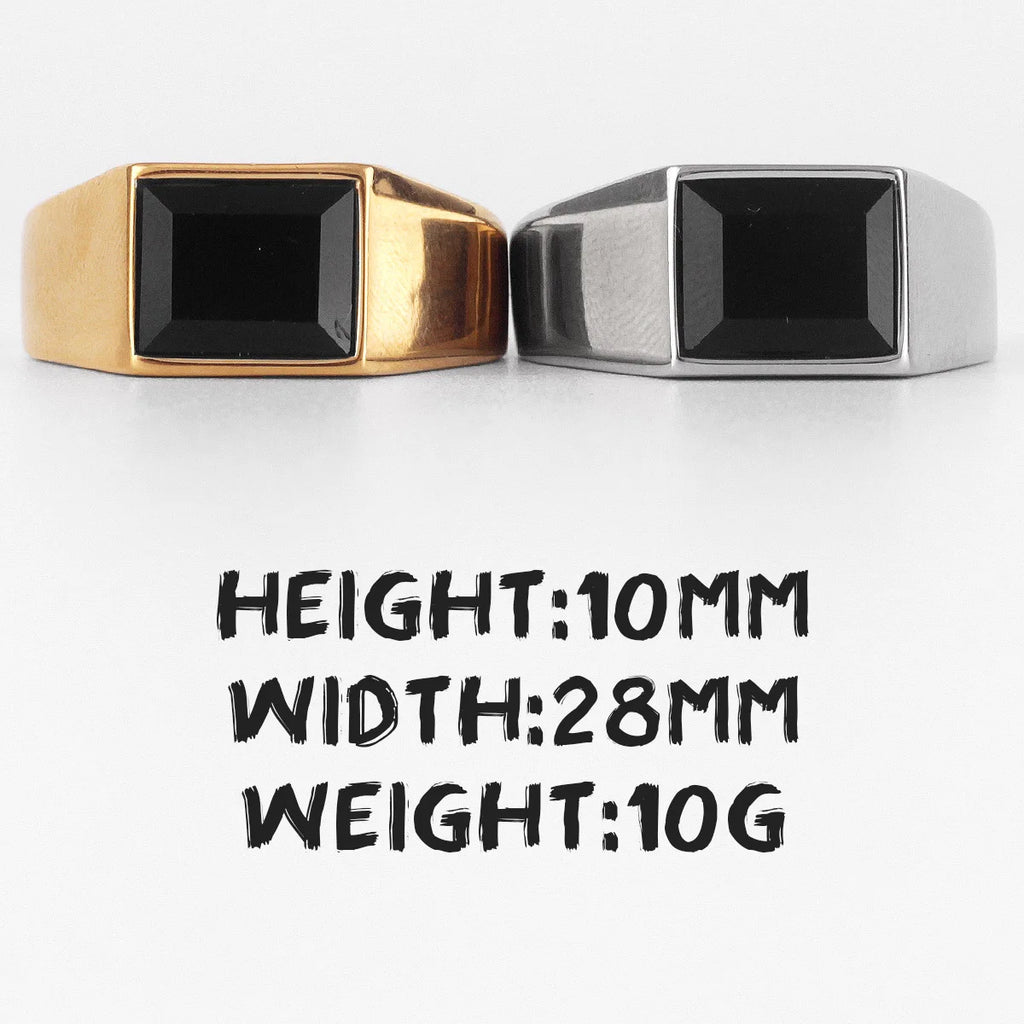 PENDRA Skinny Boyfriend Biker Steel Ring