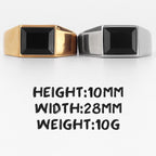 PENDRA Skinny Boyfriend Biker Steel Ring
