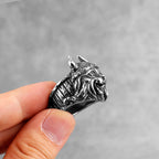PENDRA Pirate Hat Cat Steel Ring