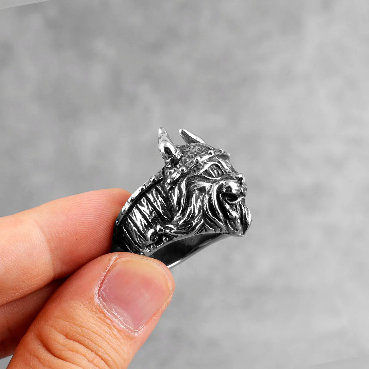 PENDRA Pirate Hat Cat Steel Ring