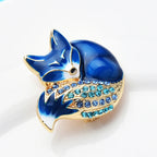 PENDRA Sleeping Fox Brooch