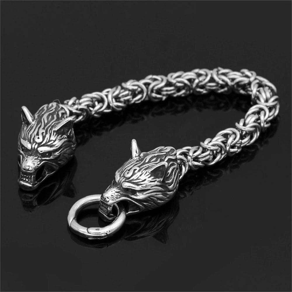 PENDRA Wolf Gold Celtic Bracelet