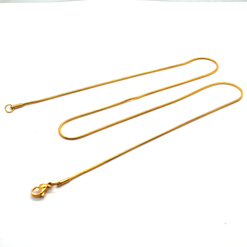 PENDRA Snake Black Necklace