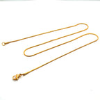 PENDRA Snake Black Necklace