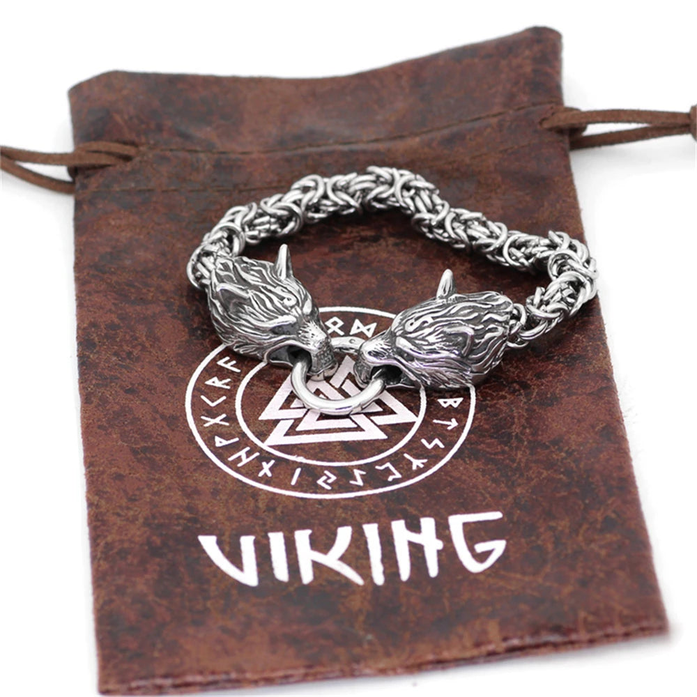 PENDRA Wolf Gold Celtic Bracelet
