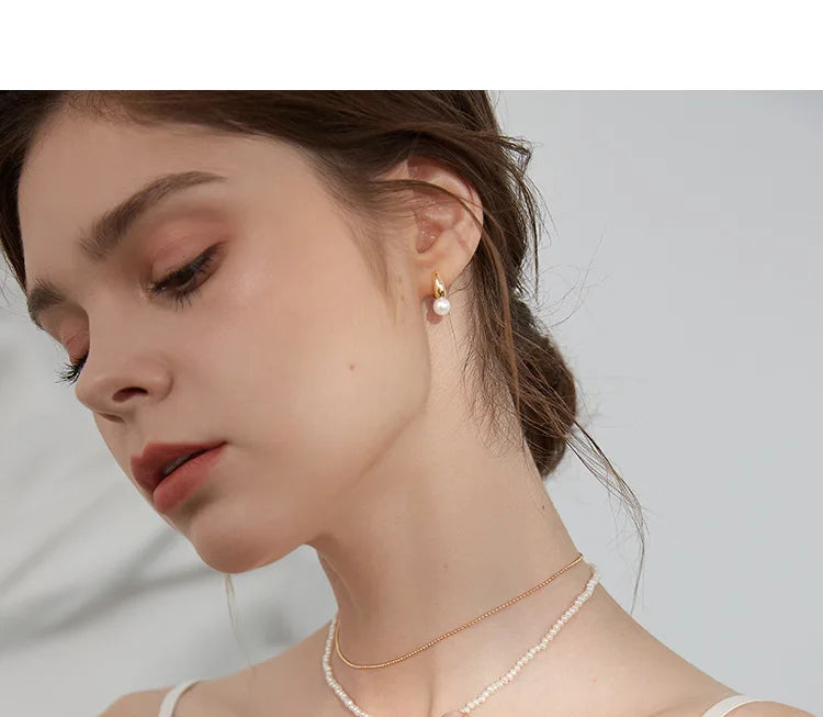 PENDRA Hoop Silver Gold Earrings