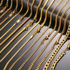 PENDRA Snake Cuban Wheat Chain Necklace