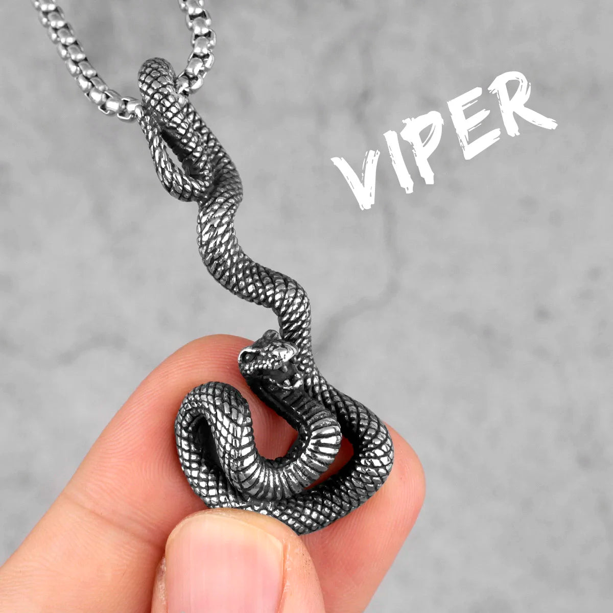 PENDRA Wrentari Snake Motif Necklace