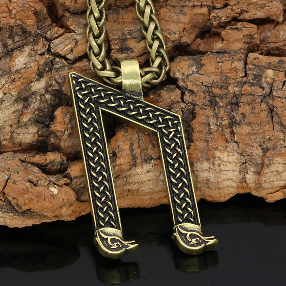 PENDRA Leather Norse Necklace