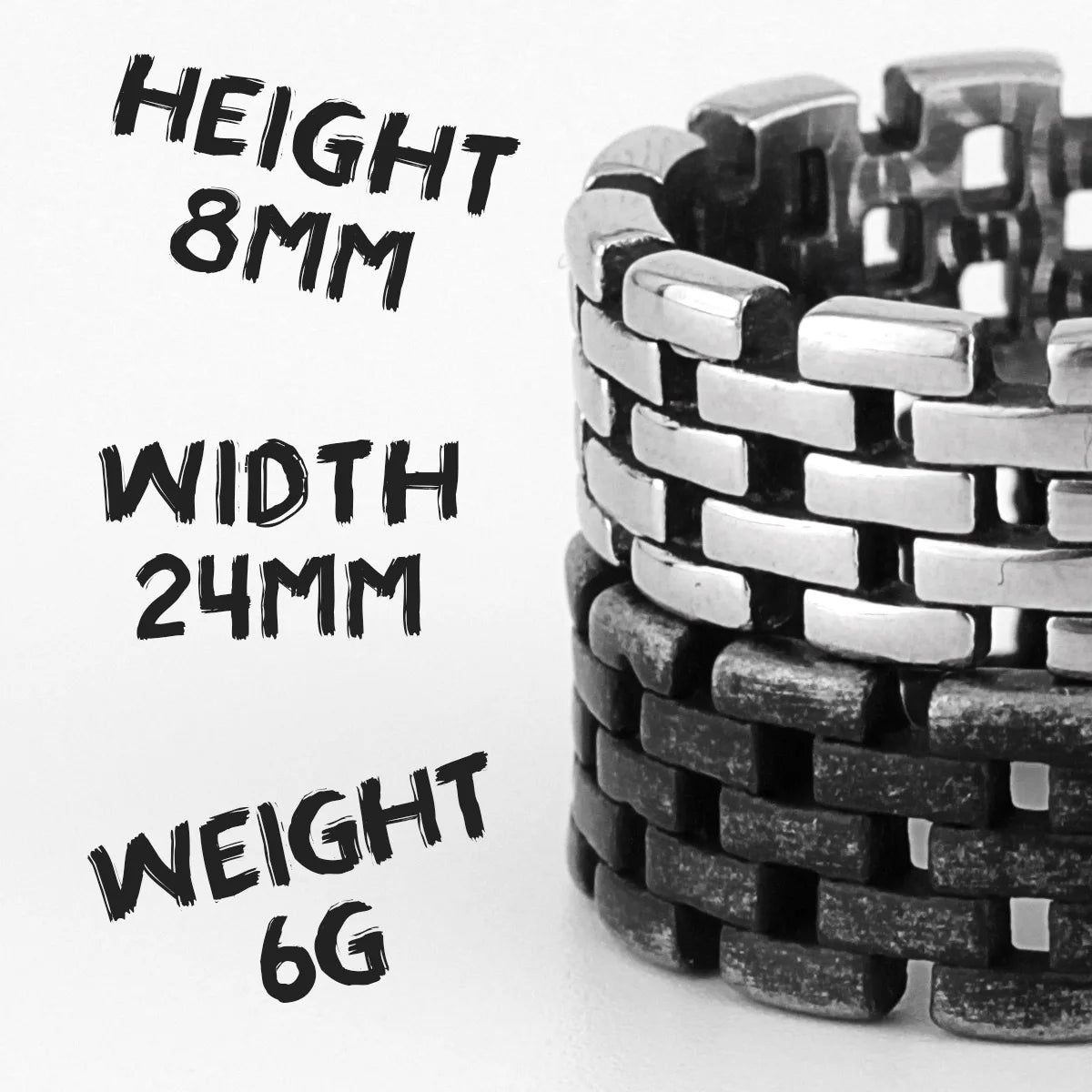 PENDRA Boyfriend Steel Ring