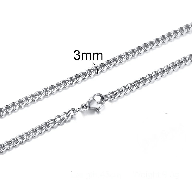 PENDRA Cuban Curb Link Chain Necklace