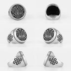 PENDRA Tree Life Celtic Steel Ring