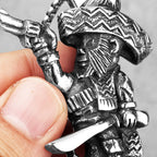 PENDRA Mexican Musketeer Boyfriend Steel Necklace