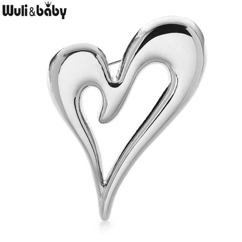 PENDRA 3-color Heart Brooch