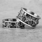 PENDRA Lovers Couple All Steel Ring