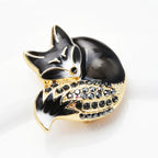 PENDRA Sleeping Fox Brooch