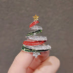 PENDRA Noelisse Rhinestone Christmas Tree Brooch
