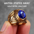 PENDRA Rhinestone United States Punk Ring