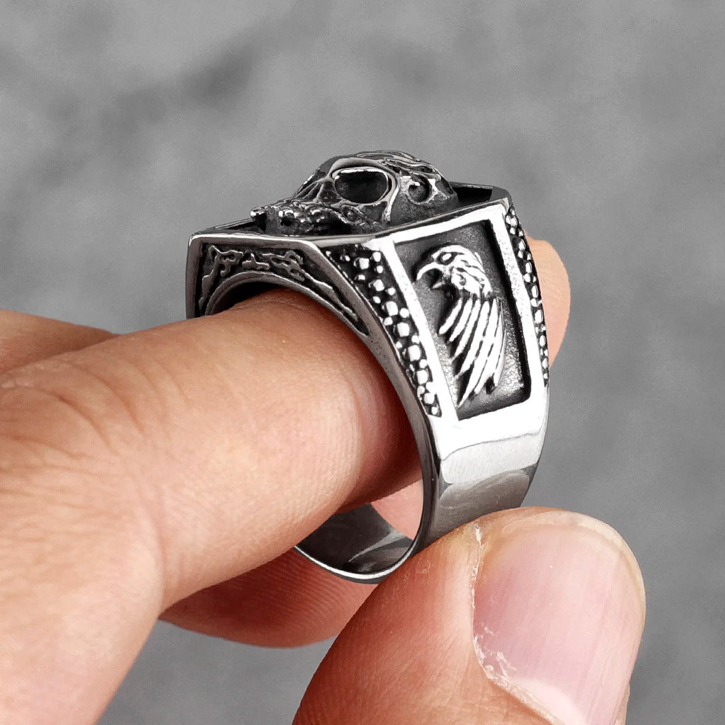 PENDRA Skull Ealge Boyfriend Steel Ring