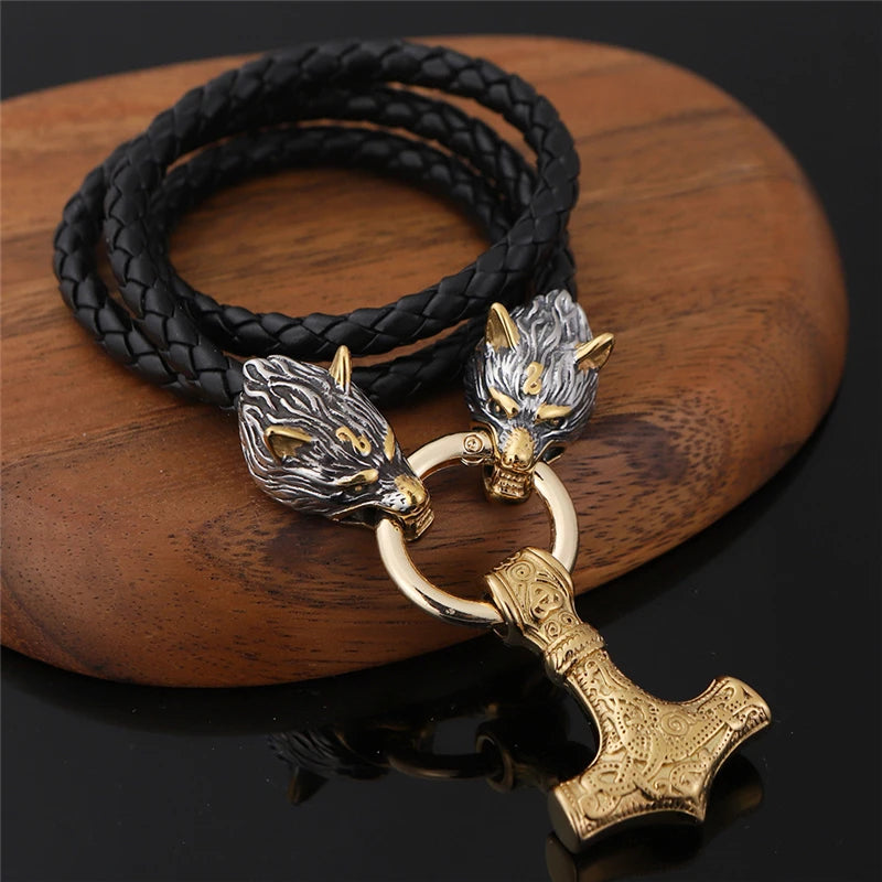 PENDRA Wolf Norse Viking Necklace