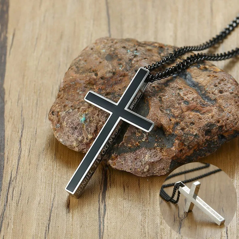 PENDRA Philippians Cross Pendant Necklace