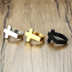 PENDRA Prylith Cross Charm Ring