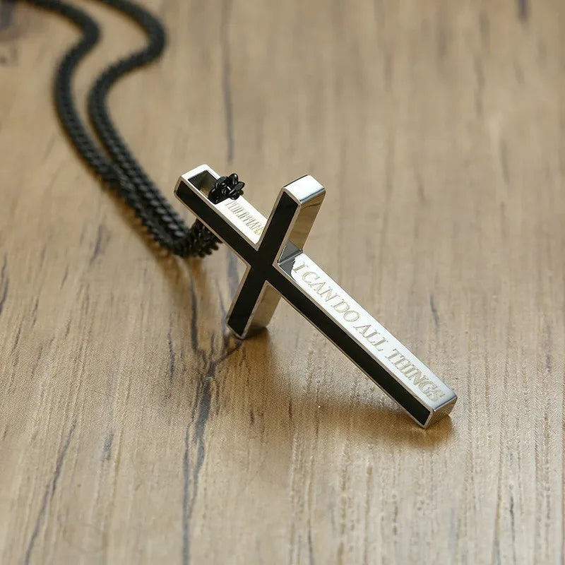 PENDRA Philippians Cross Pendant Necklace