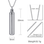 PENDRA Capsule Open Pendant Necklace
