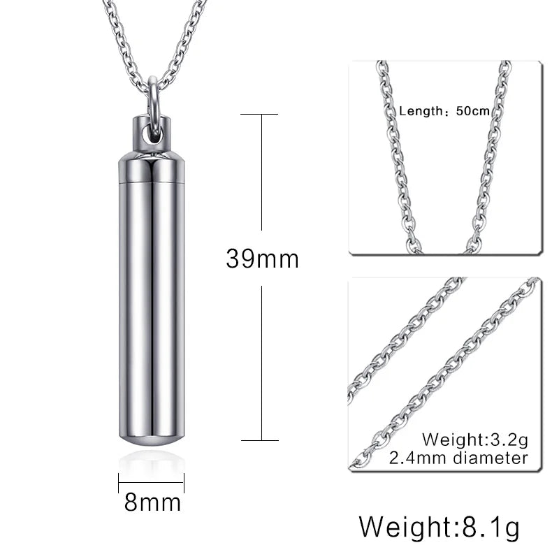 PENDRA Capsule Open Pendant Necklace