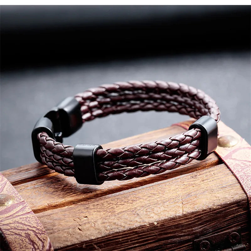 PENDRA Bobo Black Leather Bracelet