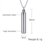 PENDRA Capsule Open Pendant Necklace