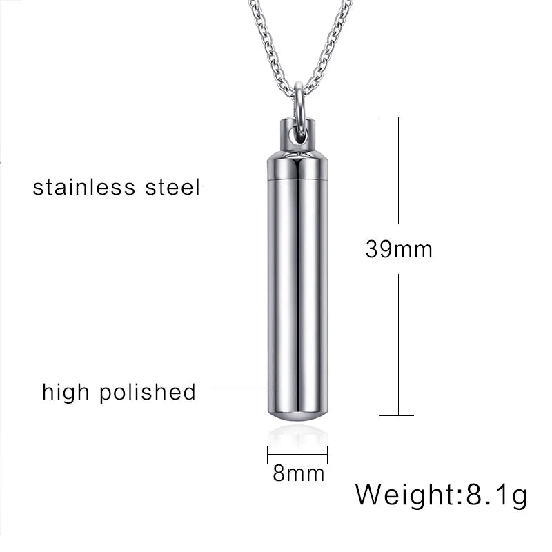 PENDRA Capsule Open Pendant Necklace