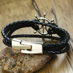 PENDRA Corselle Braided Leather Bracelet