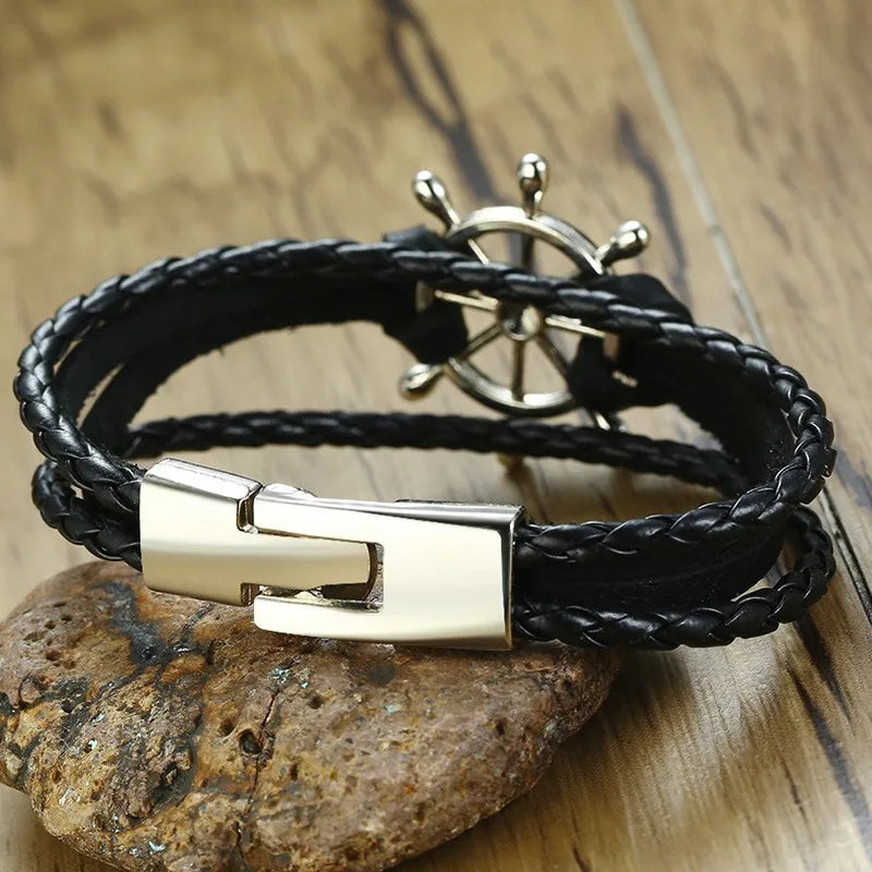 PENDRA Corselle Braided Leather Bracelet