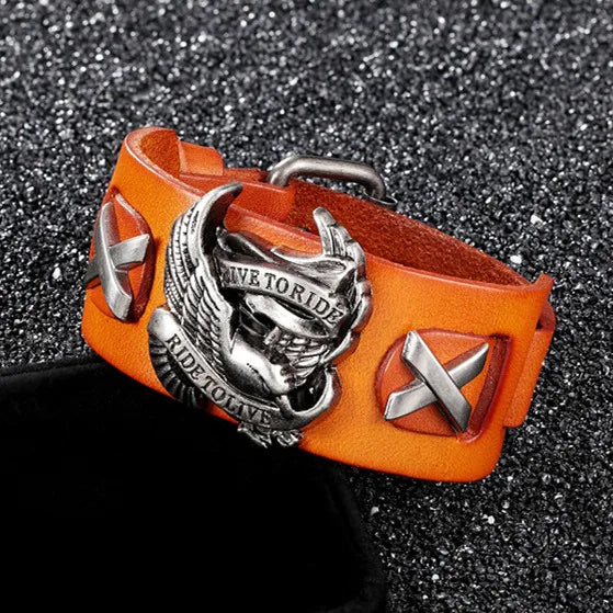 PENDRA Eagle Classic Leather Bracelet