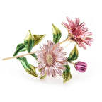 PENDRA Daisybouquet Pink Daisy Enamel Bouquet Brooch