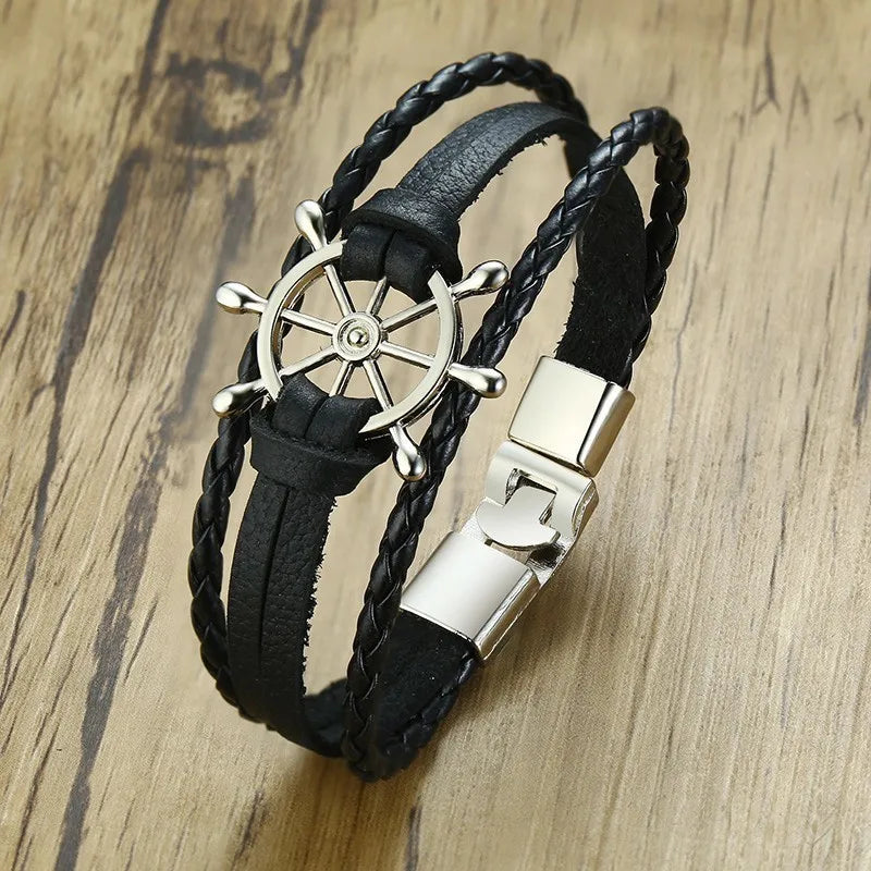 PENDRA Corselle Braided Leather Bracelet