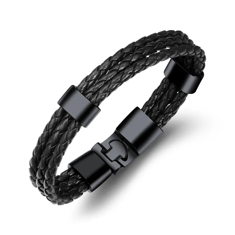 PENDRA Bobo Black Leather Bracelet