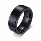 PENDRA Spinner Wedding Steel Ring