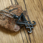 PENDRA Black Demon Pendant Necklace