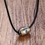 PENDRA Braided Black Beaded Necklace