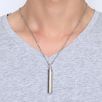 PENDRA Capsule Open Pendant Necklace